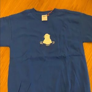 Youth “cool polar bear” blue t shirt
